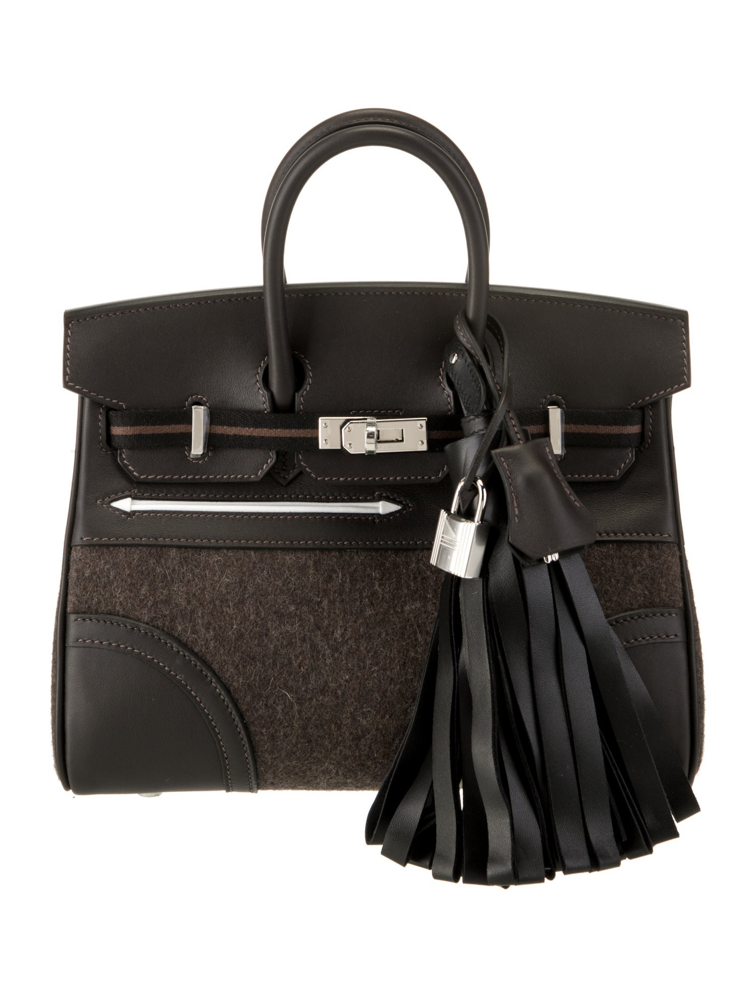 Hermès Toile Herbag Zip 31 - Burgundy Shoulder Bags