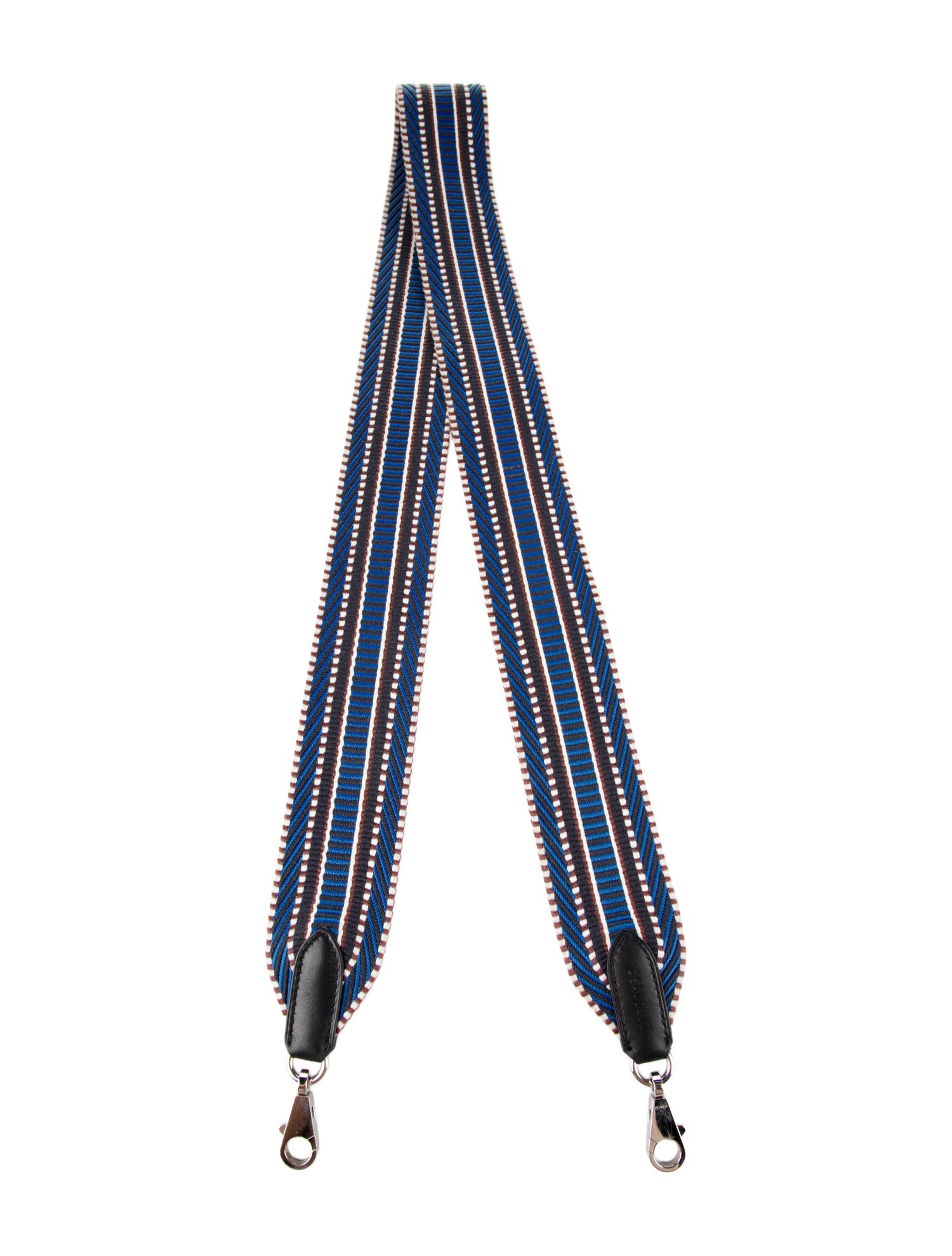 Hermès Toile Sangle Zigzag 25 mm Bag Strap - Blue Bag