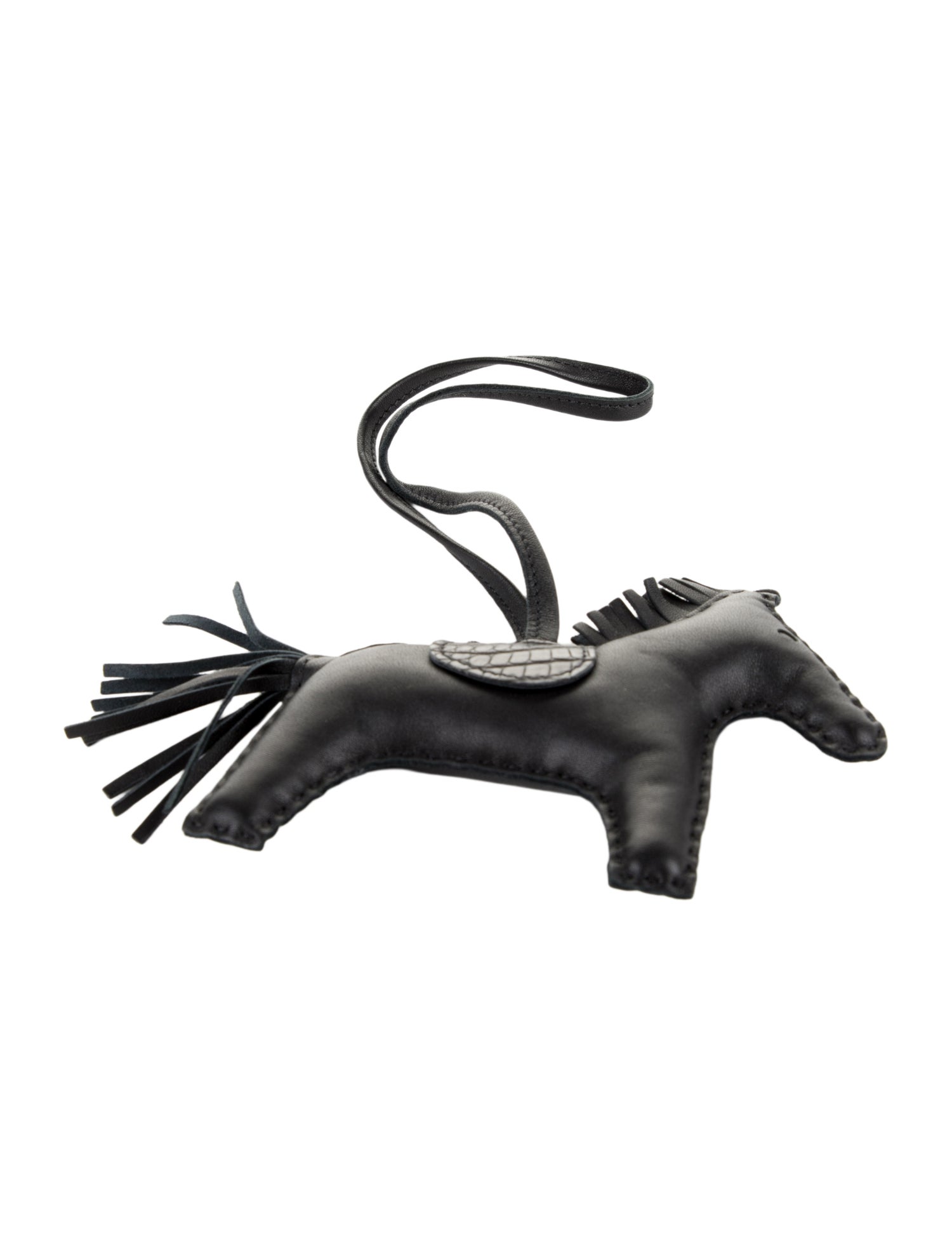 Hermès So Black GriGri Rodeo Touch Bag Charm PM