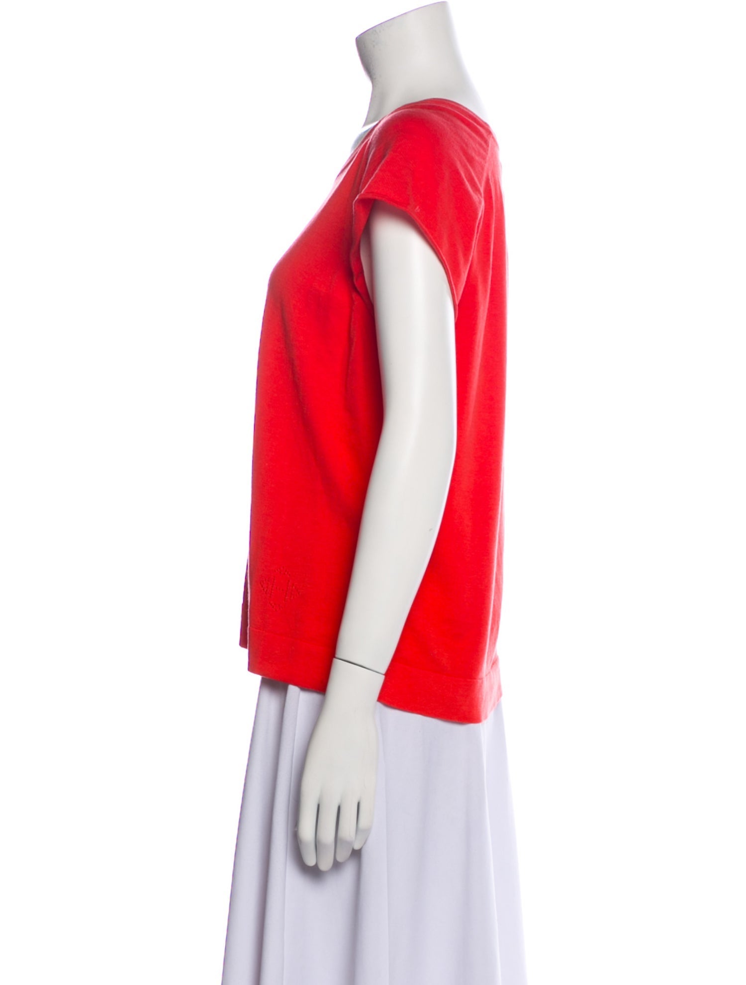 Hermès Scoop Neck Short Sleeve T-Shirt