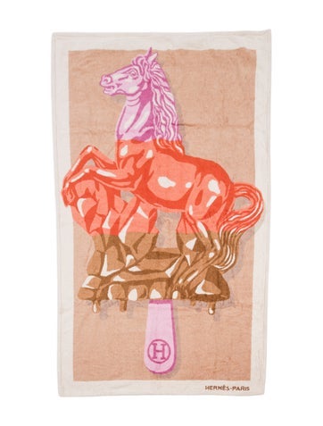 Hermès Bath Succulent Sultan Beach Towel