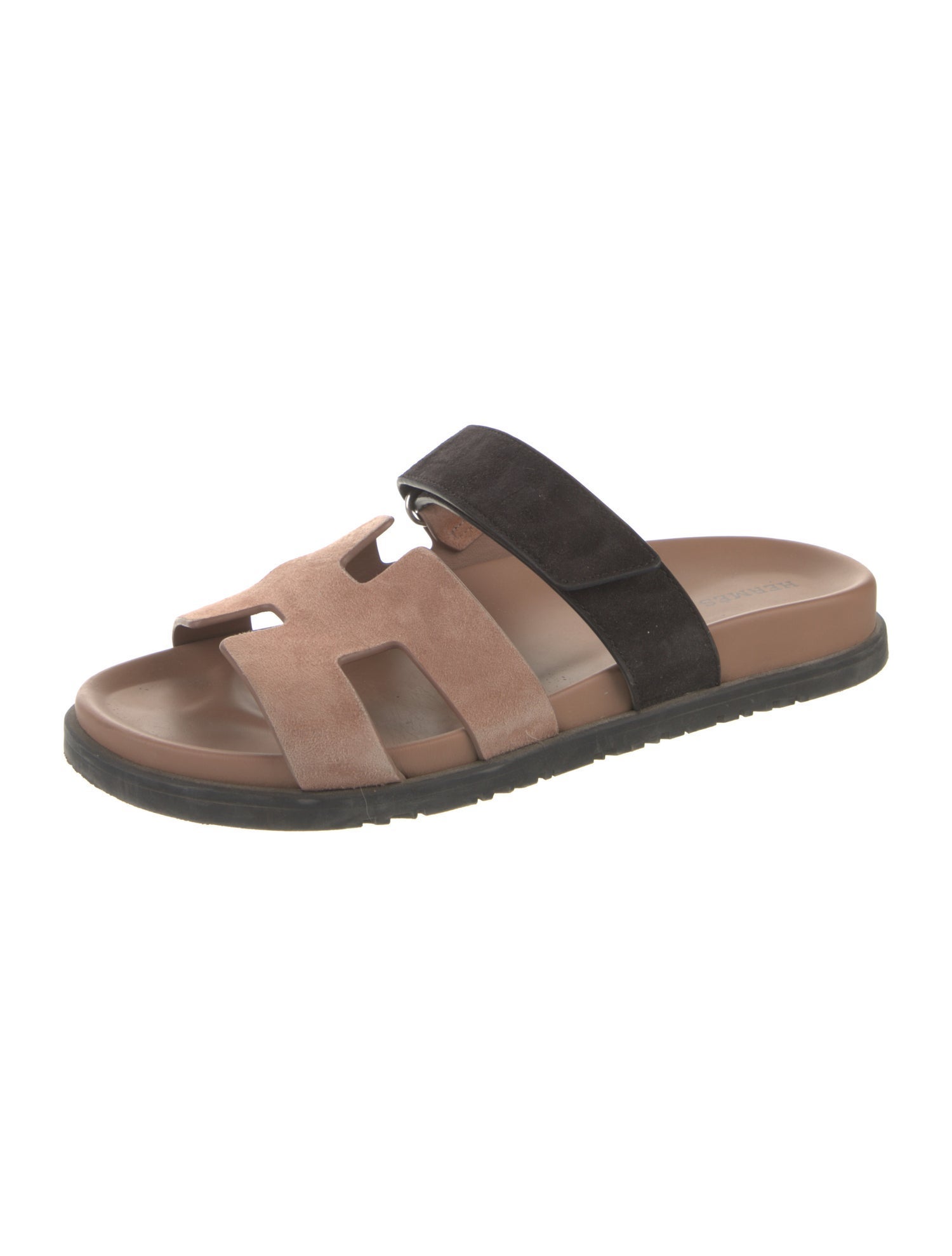 Hermès Chypre Suede Slides