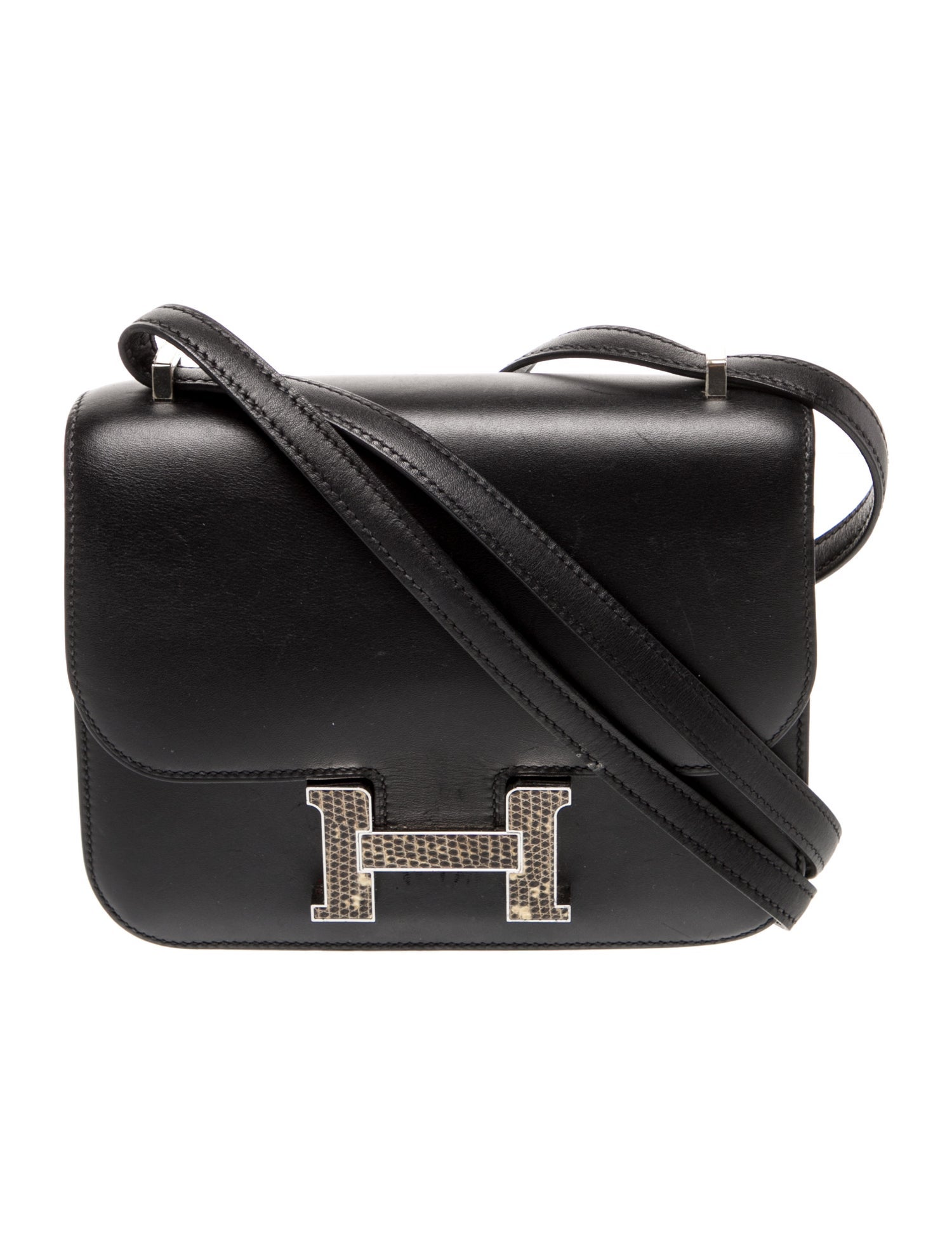 Hermès Monsieur & Salvator Lizard Marquette Constance 18