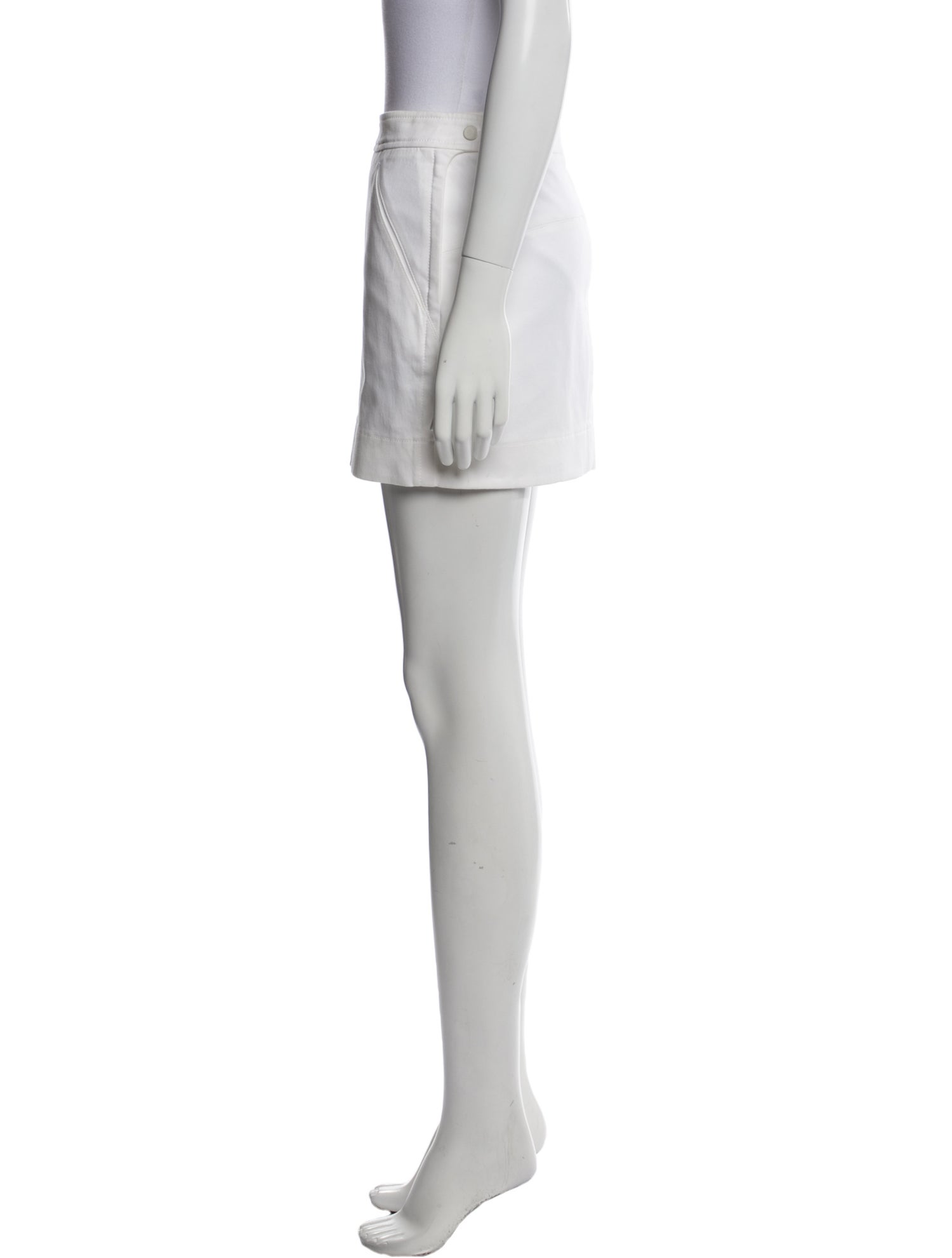 Hermès Lambskin Mini Skirt