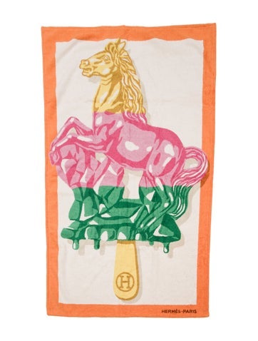 Hermès Bath Succulent Sultan Beach Towel