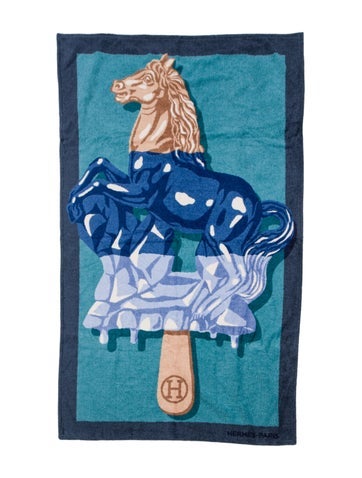 Hermès Bath Succulent Sultan Beach Towel