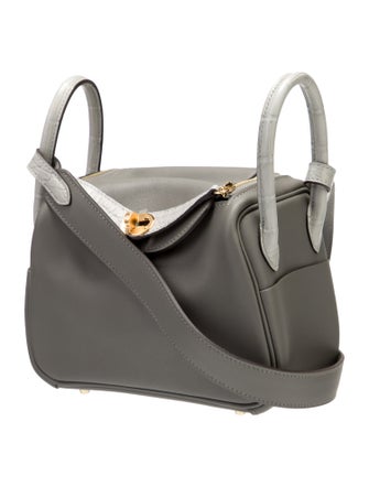 Hermès Swift & Matte Alligator Mini Lindy Touch 20