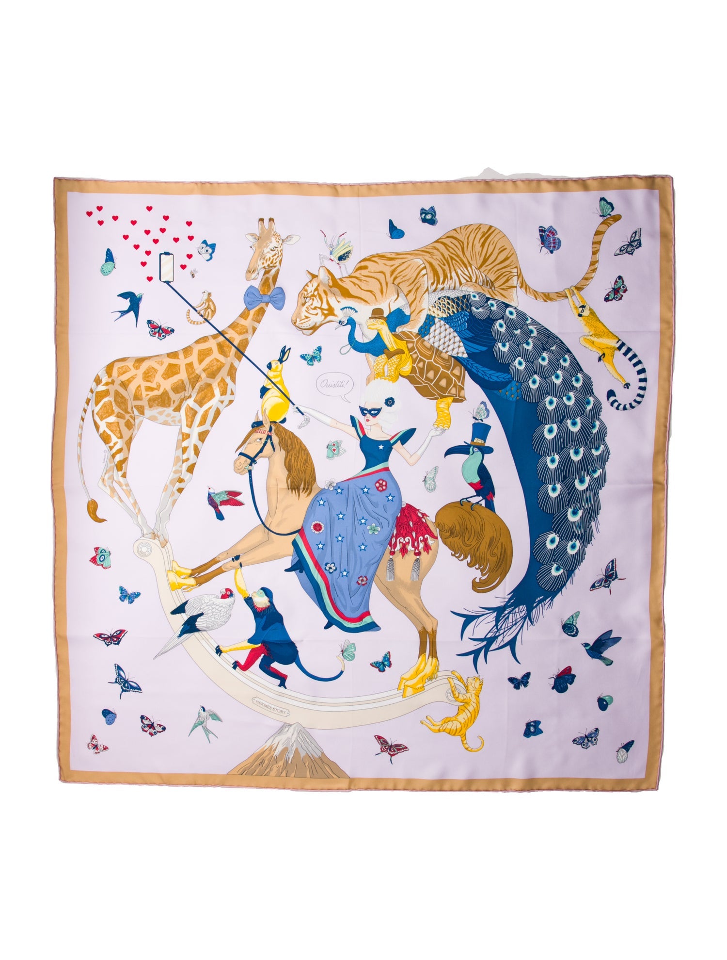 Tory Burch Printed Scarf - Black Scarves and Shawls