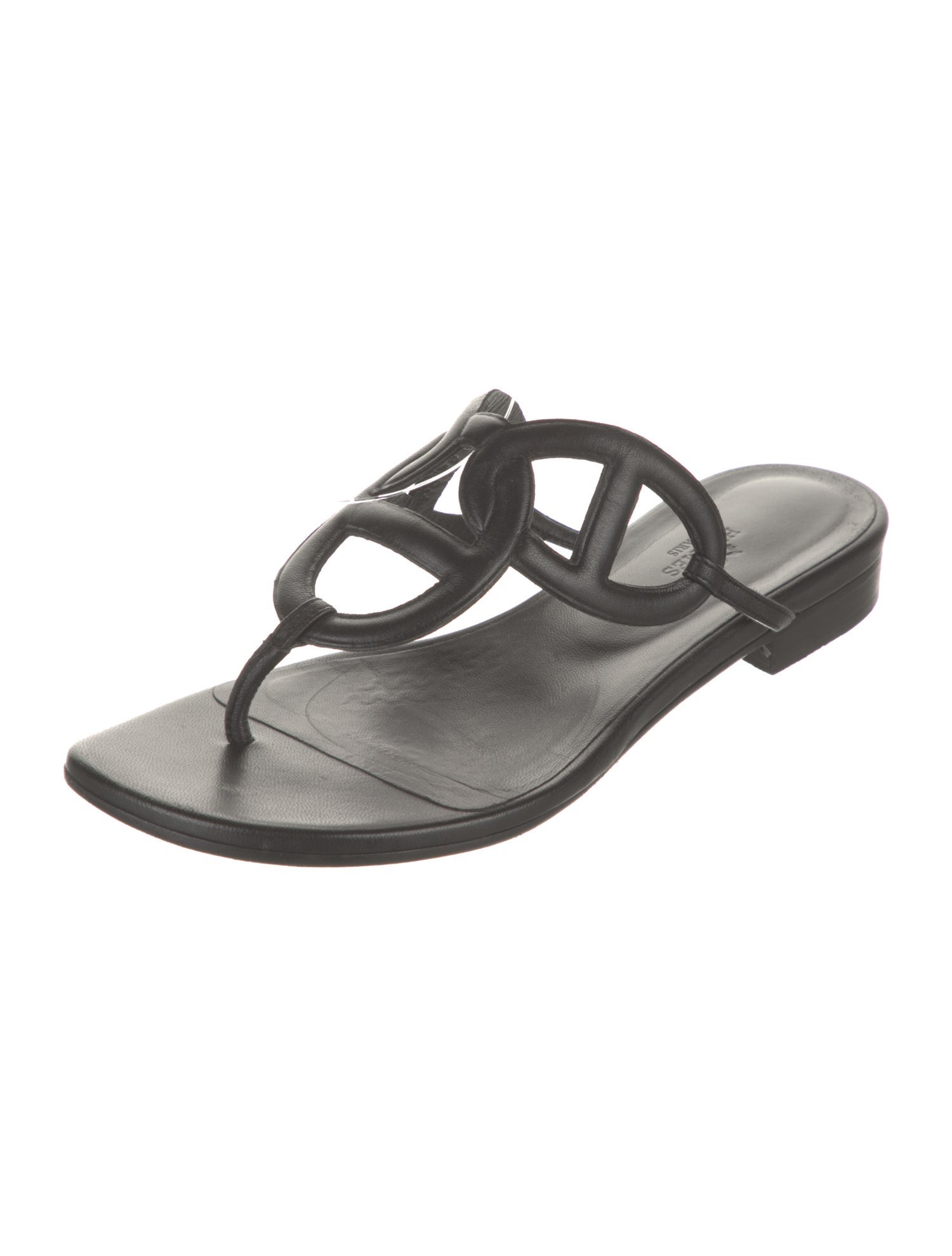 Hermès Beach Leather Flip Flops