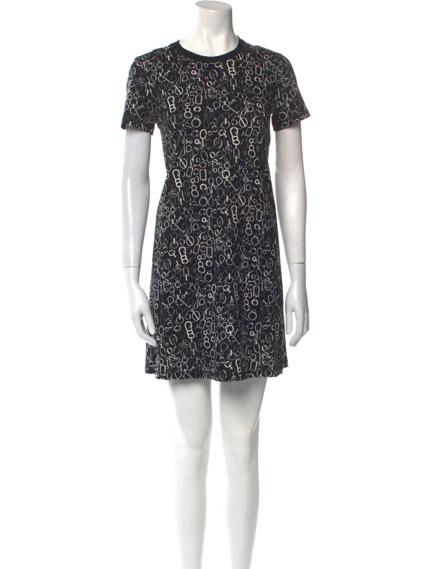 Hermès Printed Mini Dress