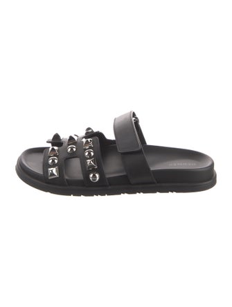 Hermès Chypre Leather Slides