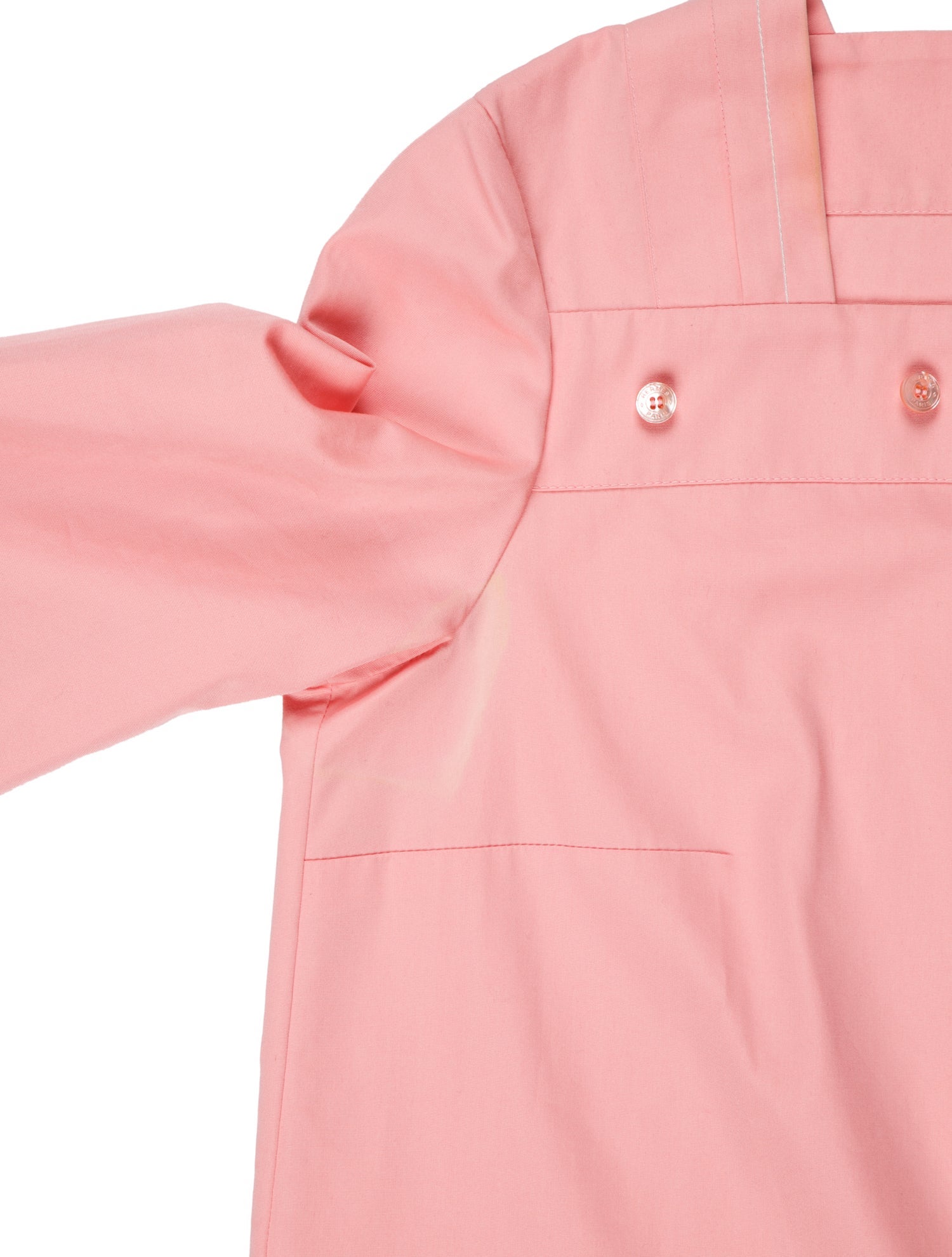 Hermès Square Neckline Three-Quarter Sleeve Blouse