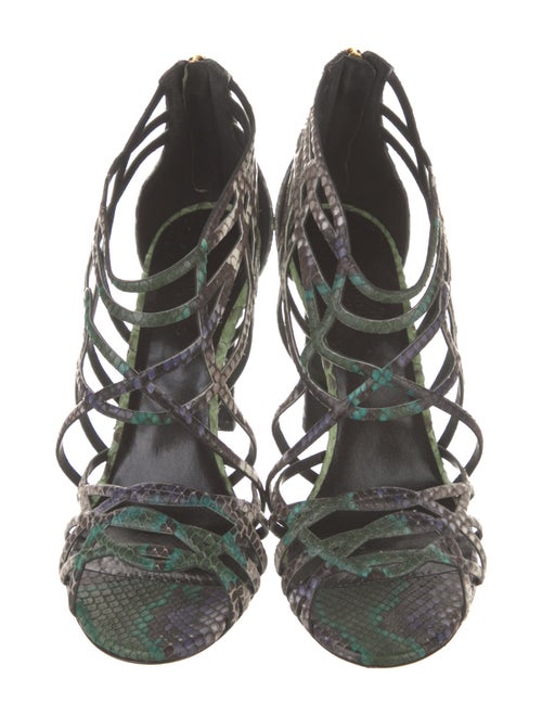 Hermès Python Slingback Sandals