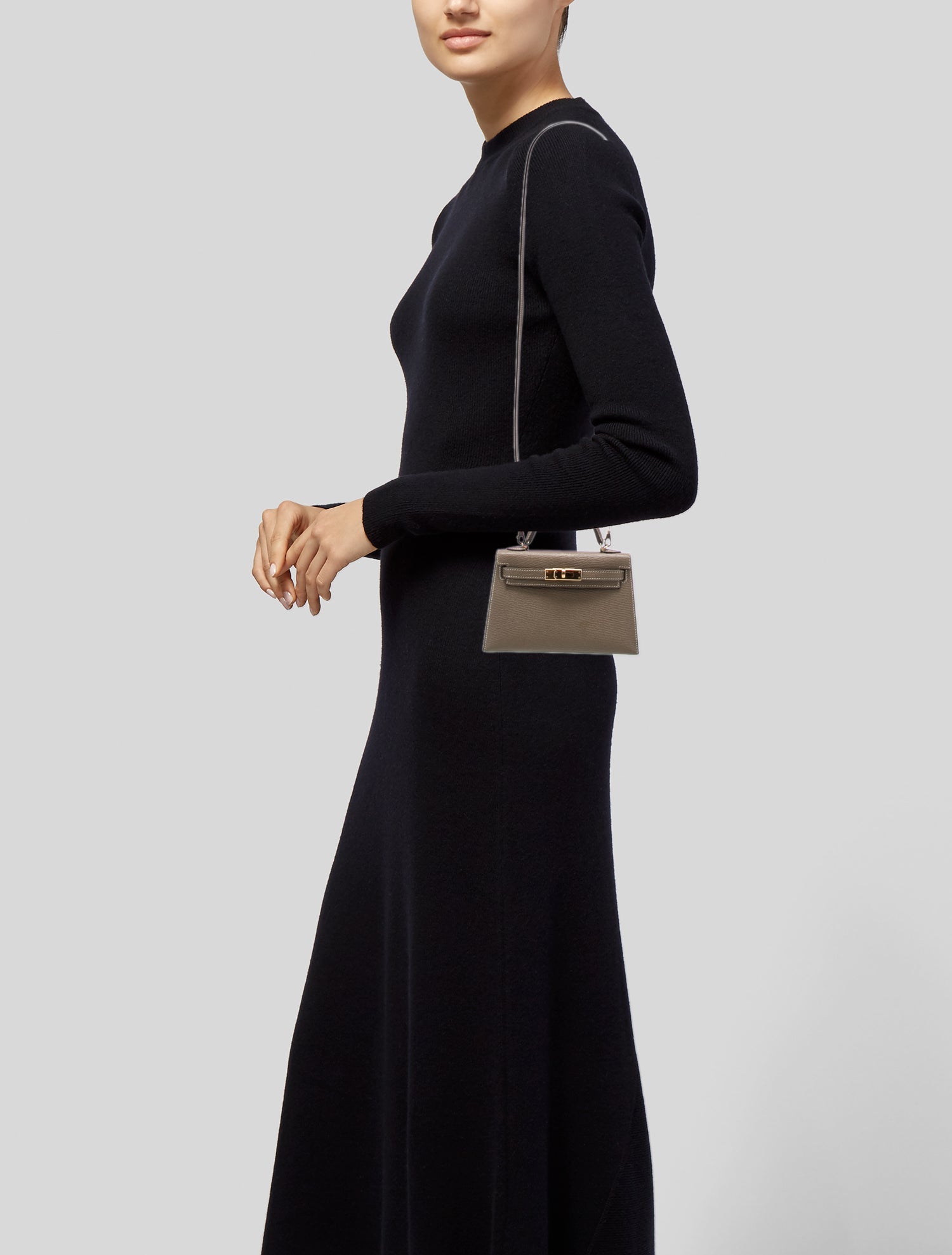 Hermès Special Order Chevre Mysore Mini Kelly II Sellier 20