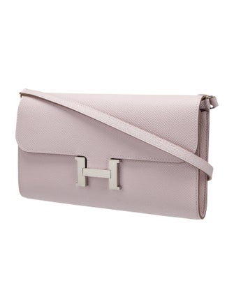 Hermès 2025 Epsom Constance to Go Wallet on Strap