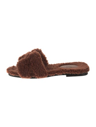 Hermès Shearling Oran Shearling Slides