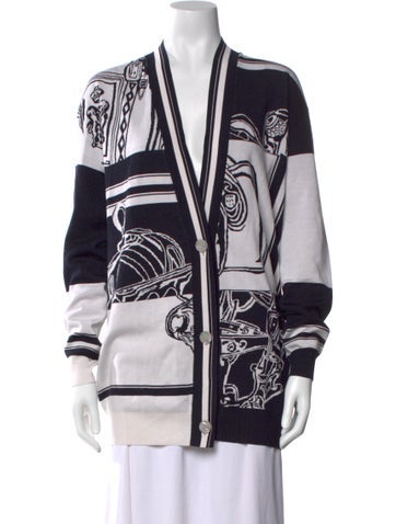 Hermès Knitwear Silk Printed Sweater XS