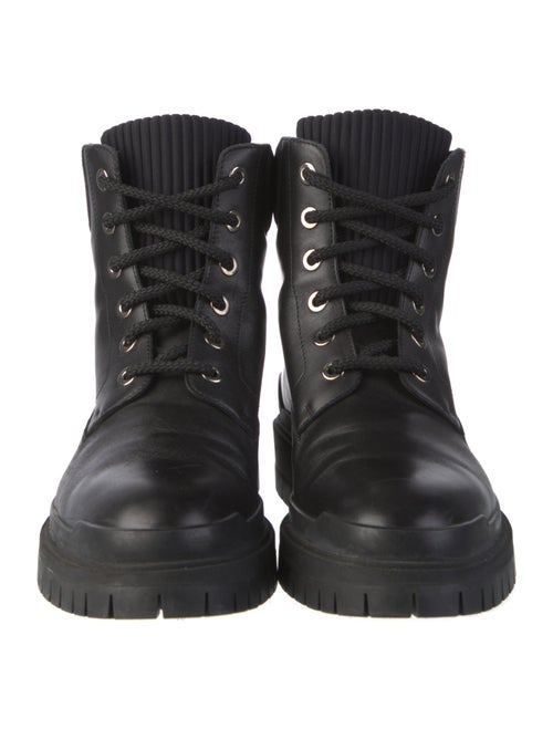 Hermès Leather Lace-Up Boots