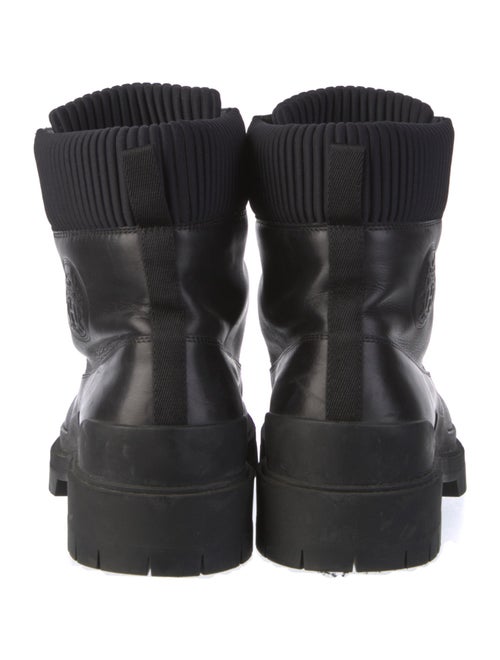 Hermès Leather Lace-Up Boots