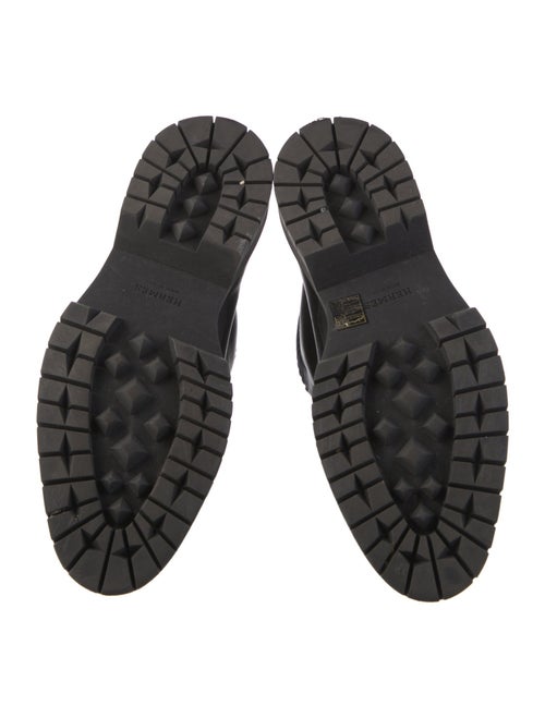 Hermès Leather Lace-Up Boots