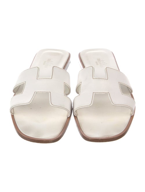Hermès Oran Leather Slides