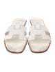 Hermès Oran Leather Slides