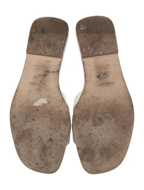 Hermès Oran Leather Slides