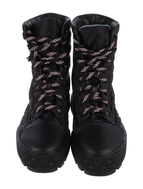 Hermès Fresh H Logo Combat Boots