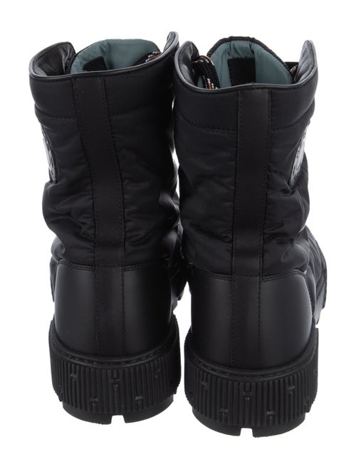 Hermès Fresh H Logo Combat Boots