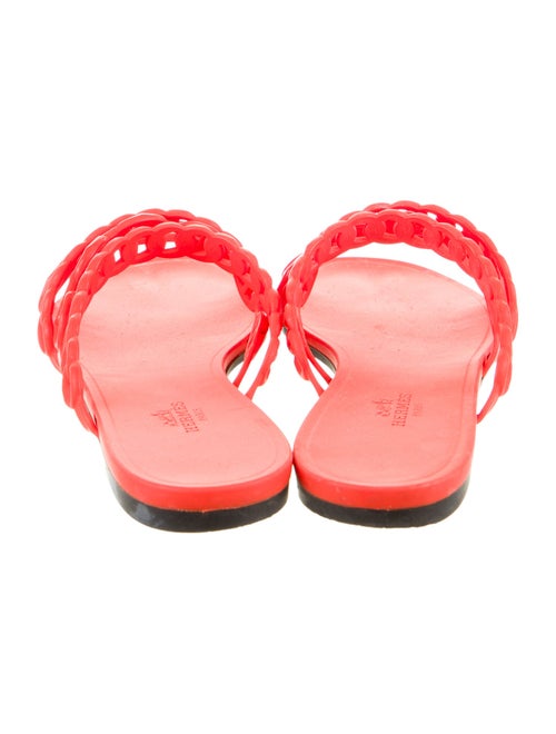 Hermès Rivage Chaîne d'Ancre Insignia Rubber Slides