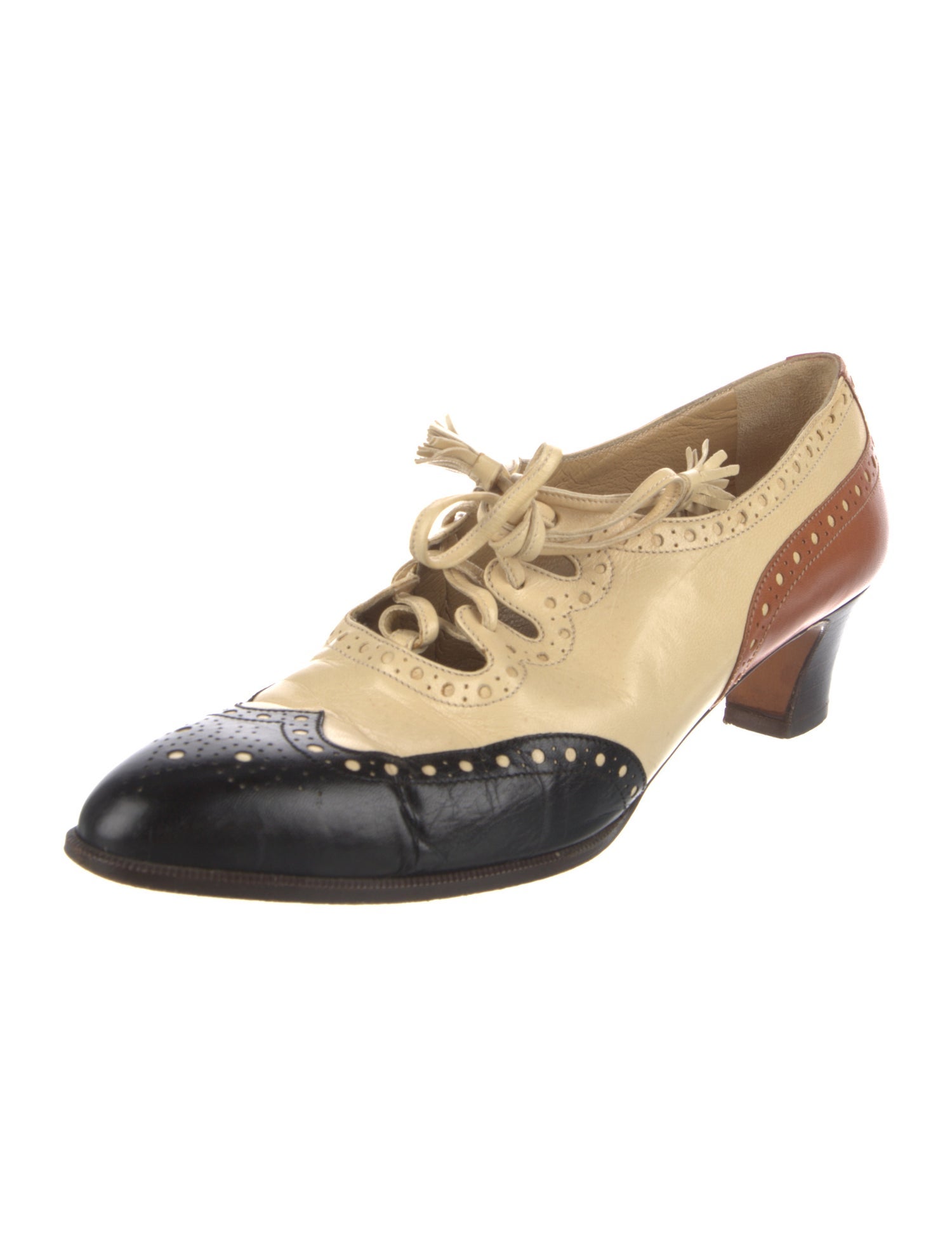 Hermès Vintage Leather Pumps