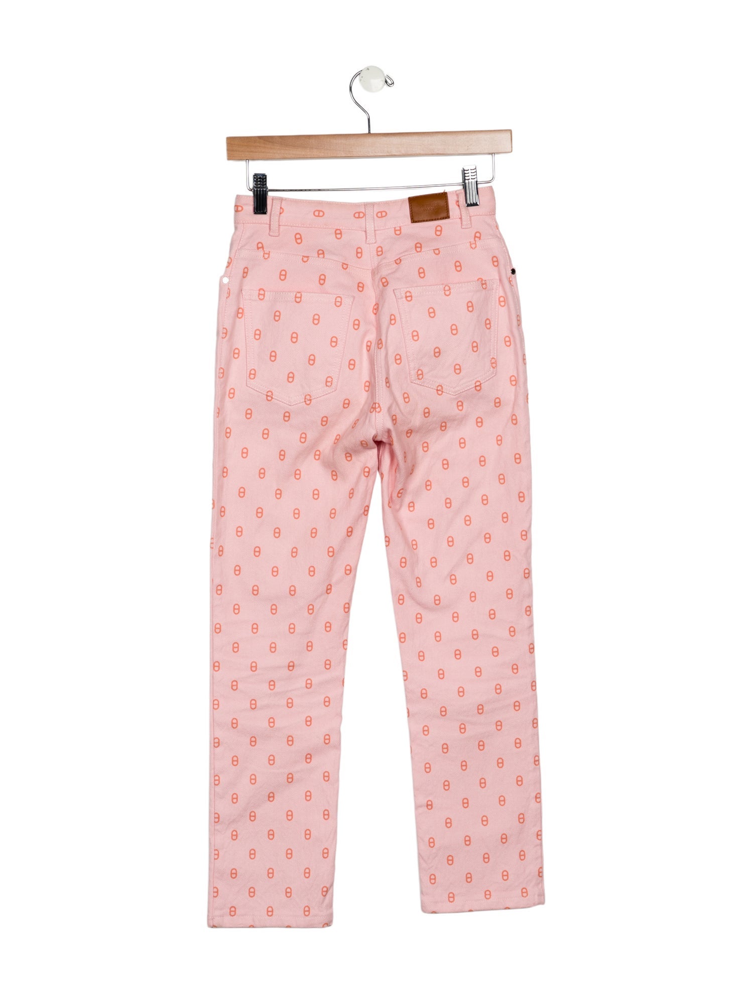 Hermès Mid-Rise Straight Leg Jeans