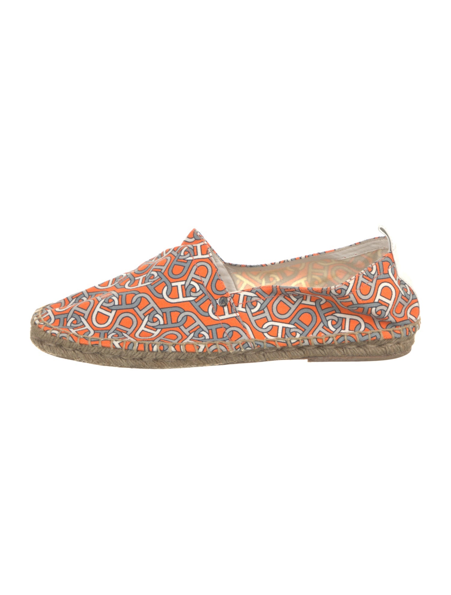 Hermès Canvas Printed Espadrilles