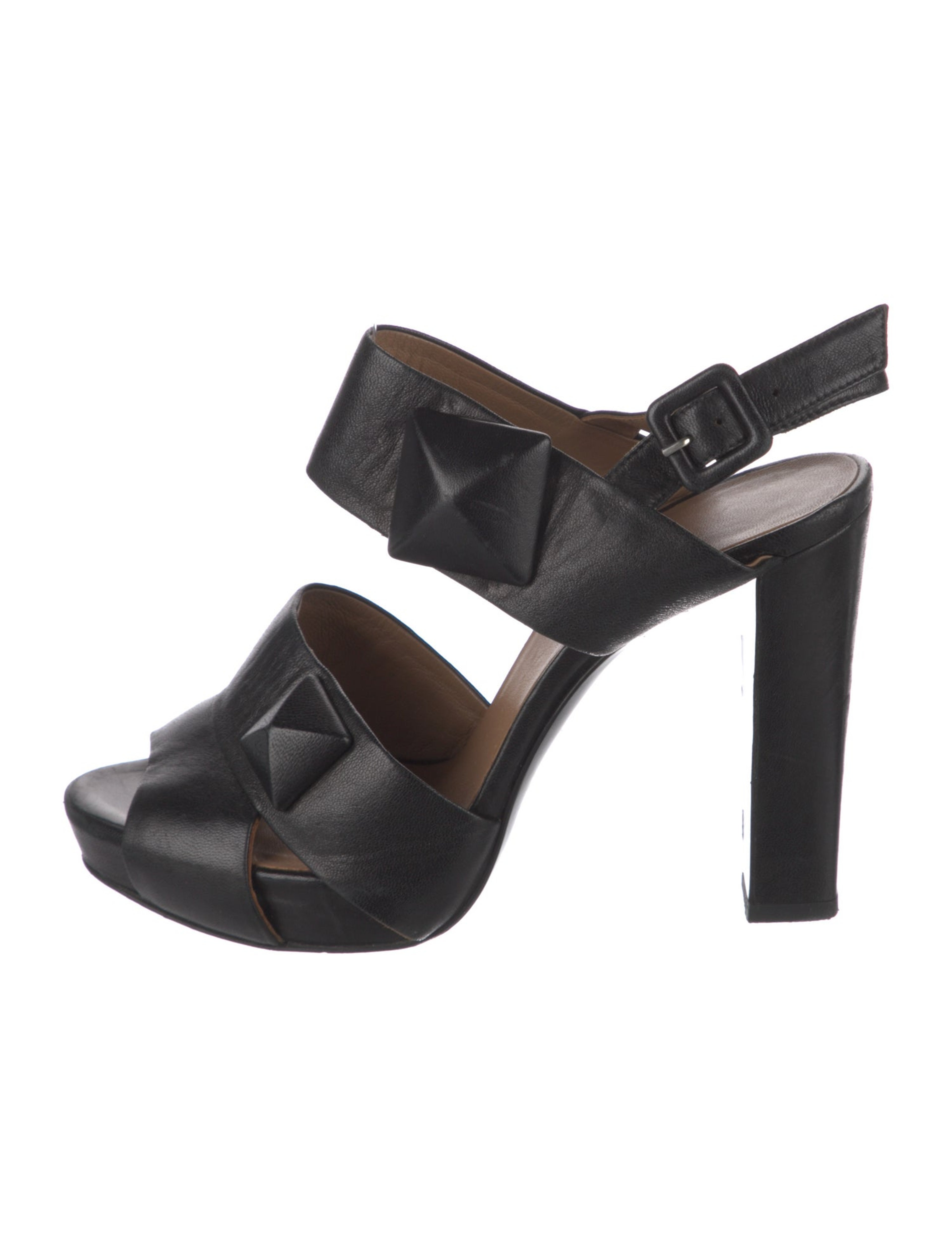 Vintage Leather Slingback Sandals