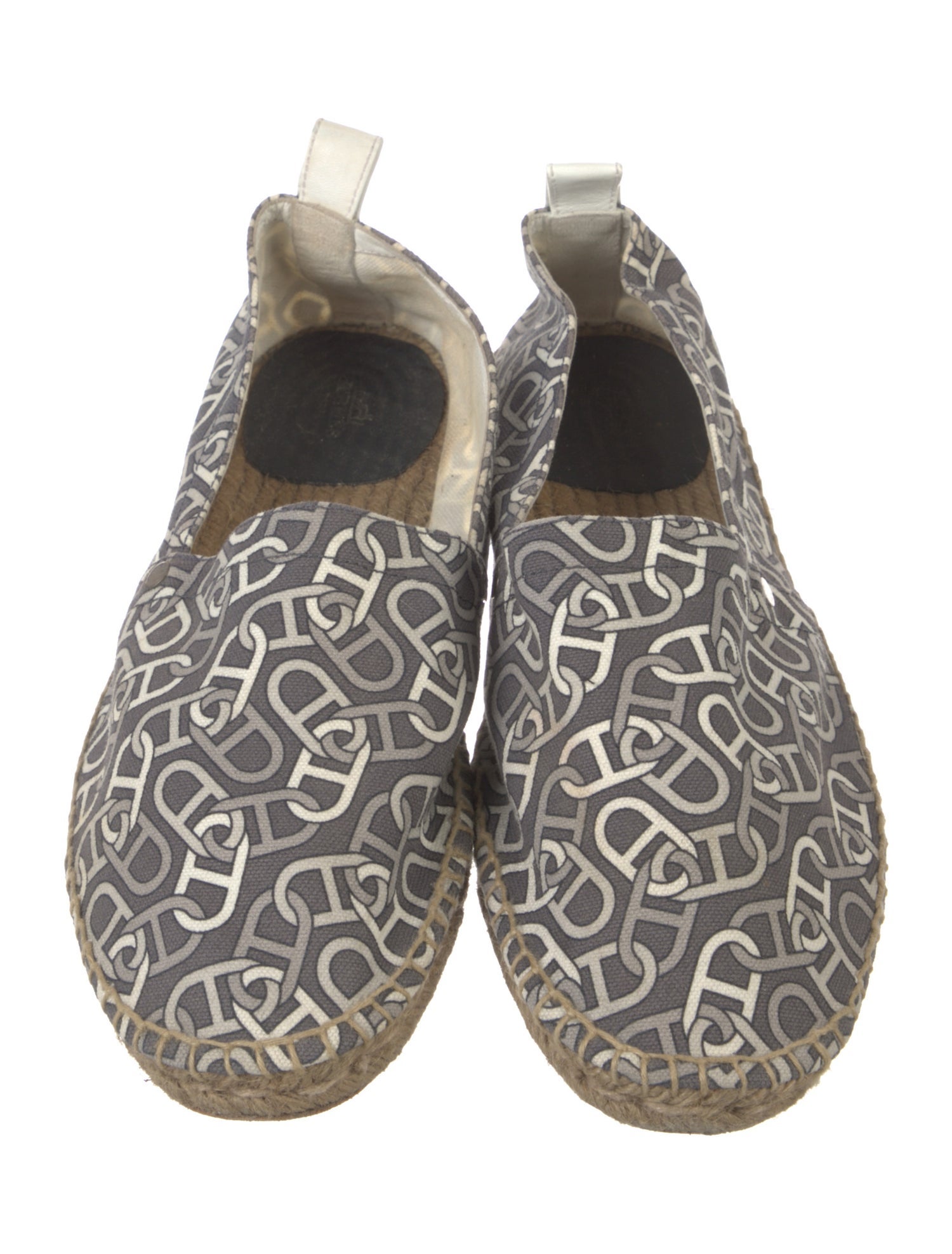Hermès Chaine d'Ancre Eusebio Canvas Espadrilles
