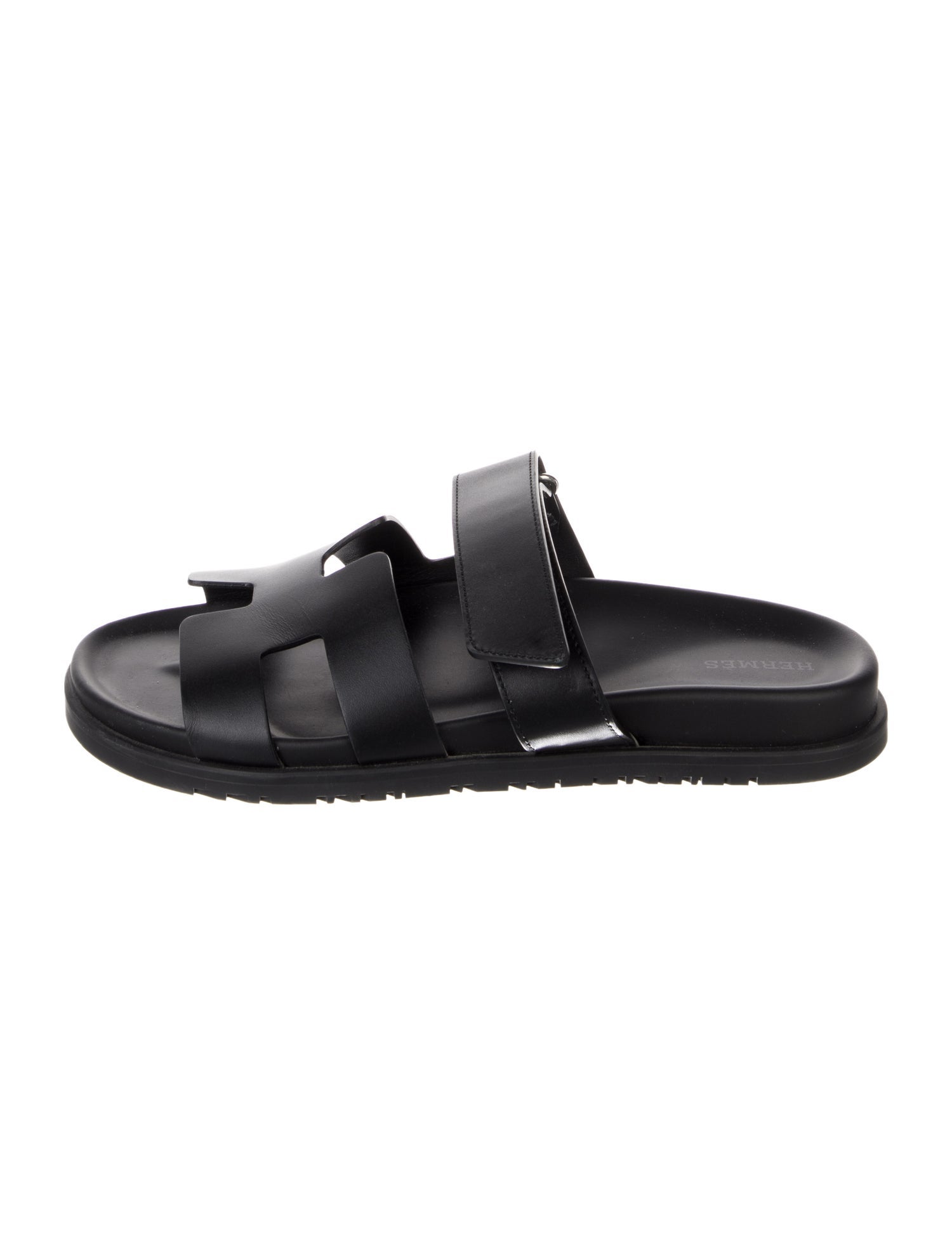 Hermès Chypre Leather Slides