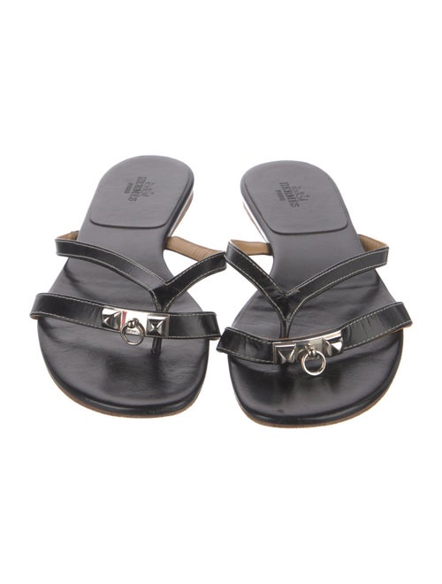 Hermès Corfou Chain-Link Accent Slides