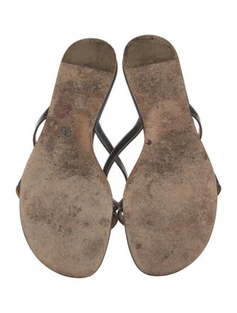 Hermès Corfou Chain-Link Accent Slides