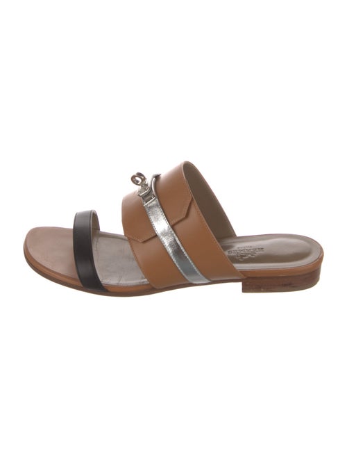 Hermès Avenue Leather Slides