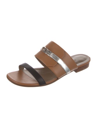 Hermès Avenue Leather Slides