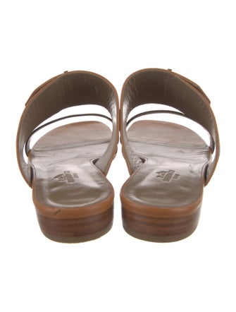Hermès Avenue Leather Slides