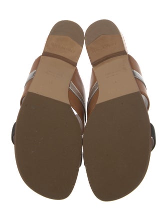 Hermès Avenue Leather Slides