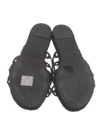 Hermès Acone Leather Slides