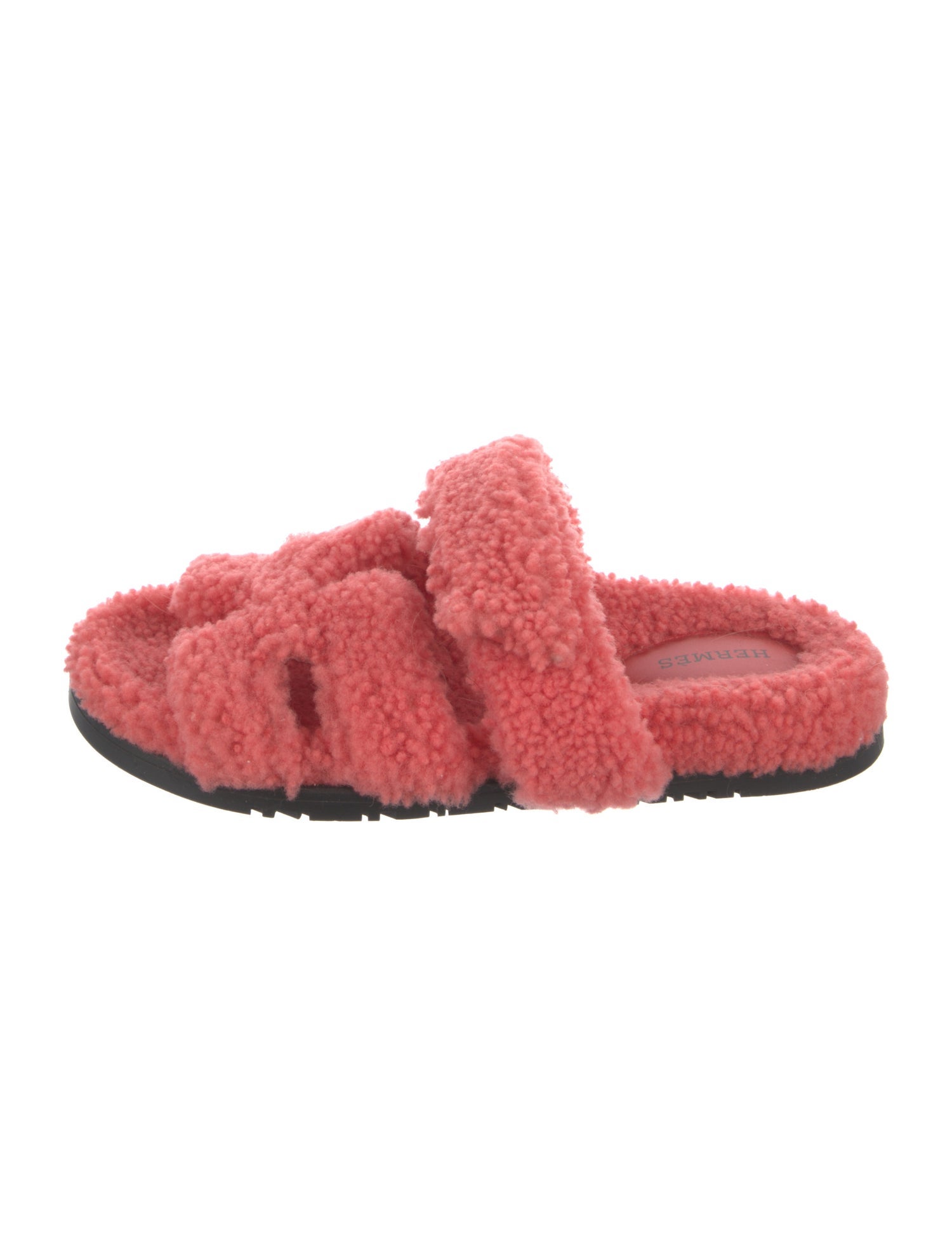Hermès Chypre Shearling Slides