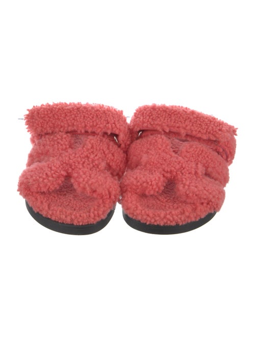 Hermès Chypre Shearling Slides