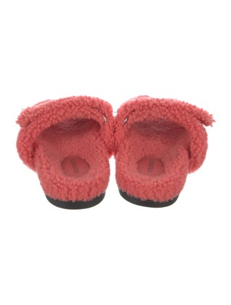 Hermès Chypre Shearling Slides