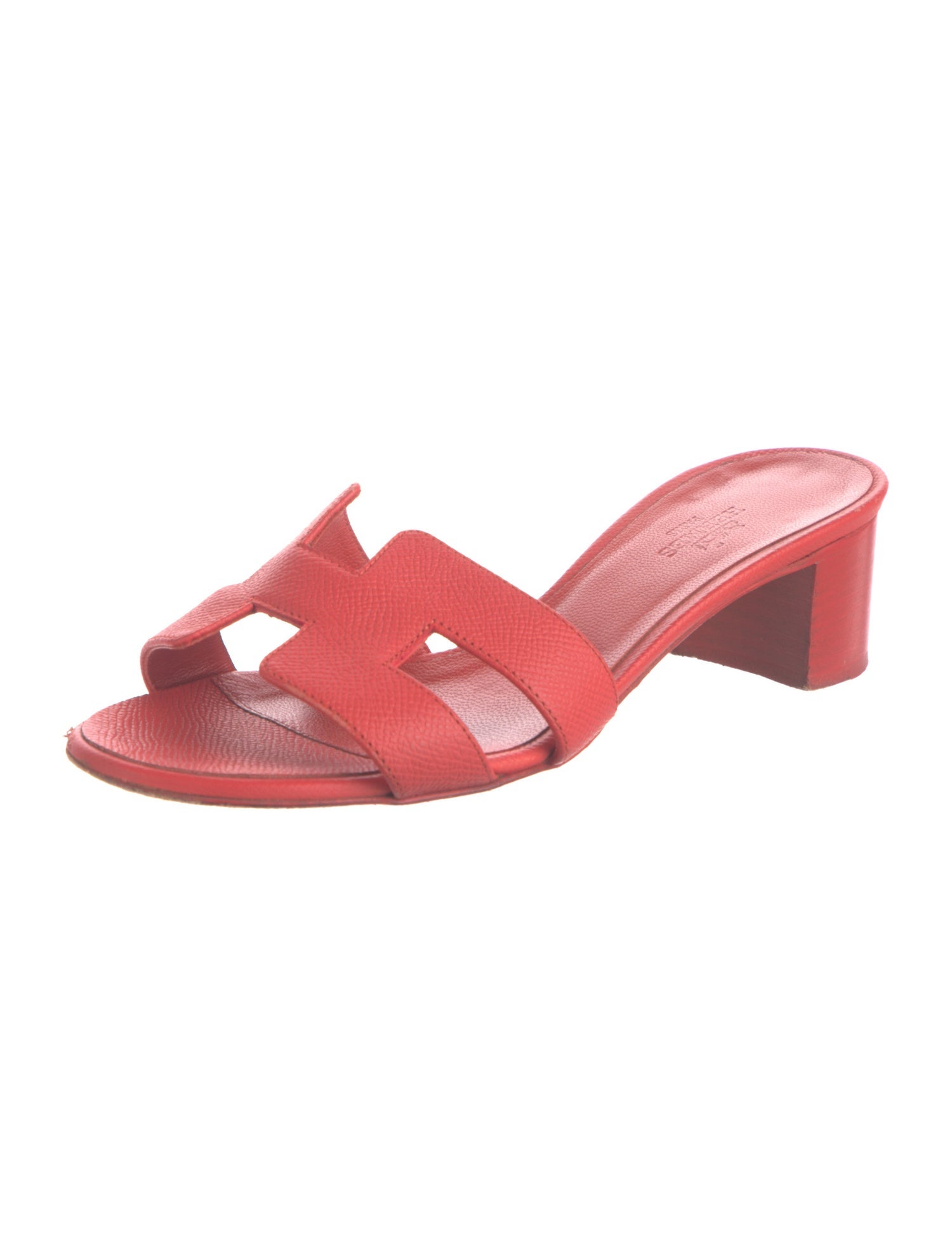 Hermès Oasis Leather Slides