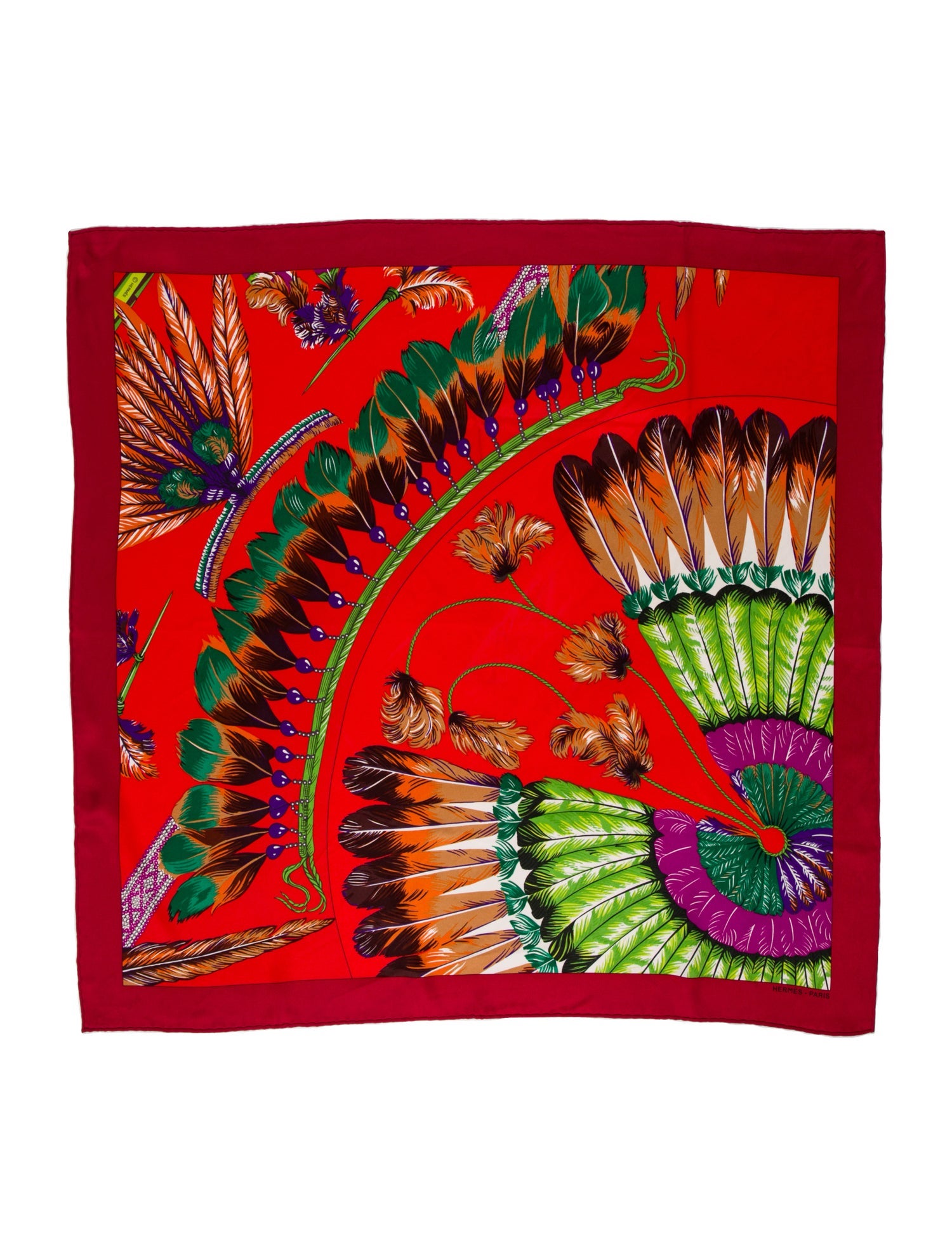 Hermès Brazil Silk Scarf
