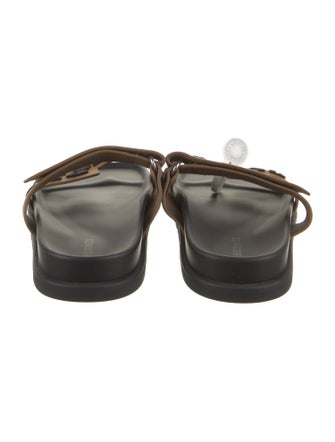 Hermès Chypre Suede Slides