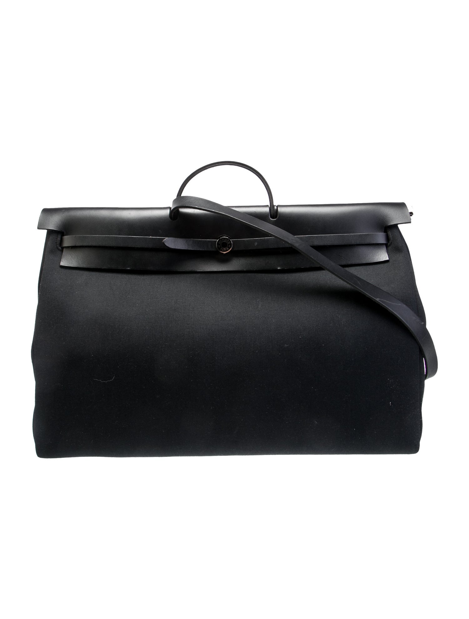 Hermès Toile Officier Herbag Zip Cabine 50